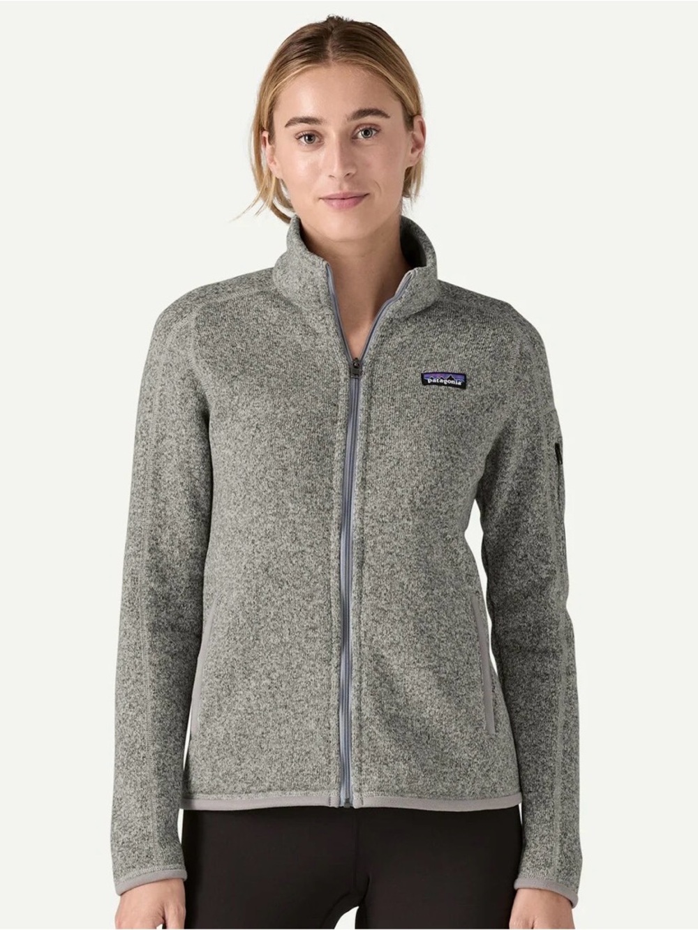 Patagonia Better Sweater Fleece Women’s Gray Heather Full-Zip Jacket Size M